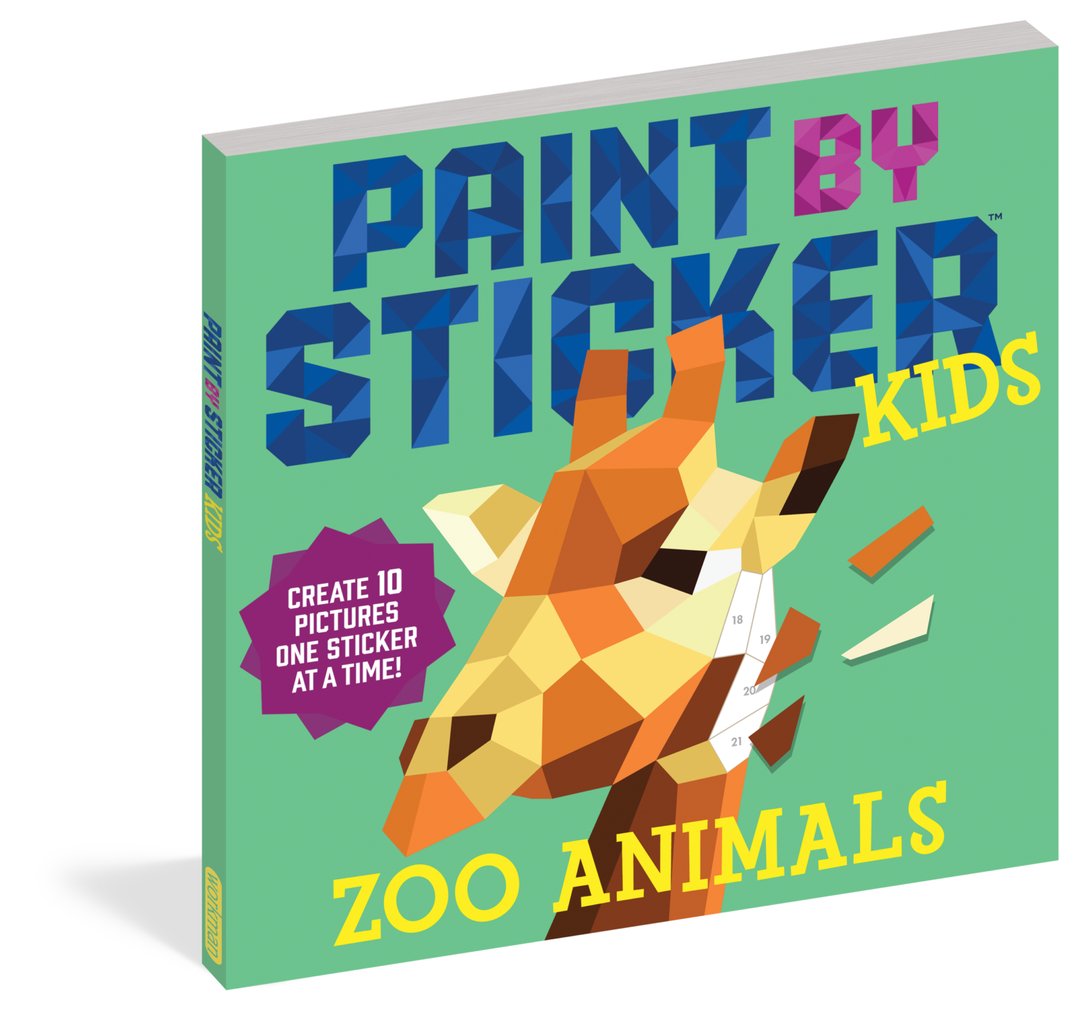 Paint by Sticker Kids: Zoo Animals - Smart Reads