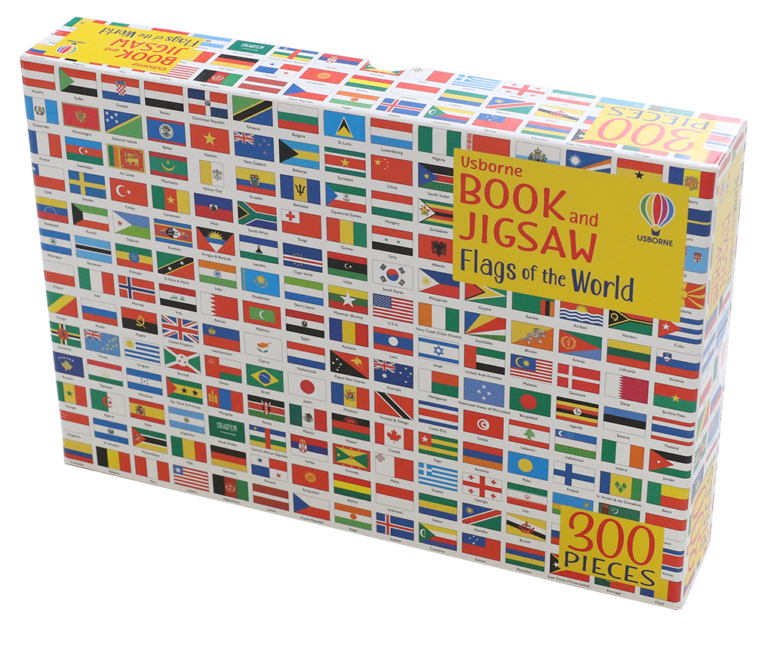 Usborne Book and Jigsaw Flags of the World Smart Reads